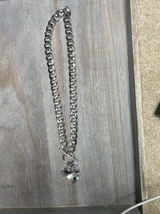 CRYSTAL SILVER HEART