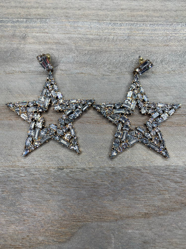 BAGUETTE STAR EARRINGS