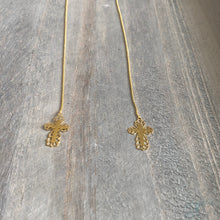 Load image into Gallery viewer, CROSS THREADER EARRINGS