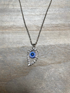 SILVER THIRD EYE NECKLACE