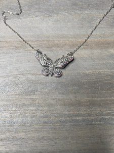 CIRCLE OF BUTTERFLIES NECKLACE