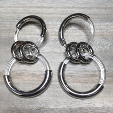 Load image into Gallery viewer, TRIPLE DOUBLE DROP EARRINGS