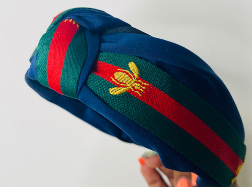 NAVY BEE HEADBAND