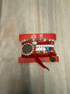 LV STACK (RED & WHITE)