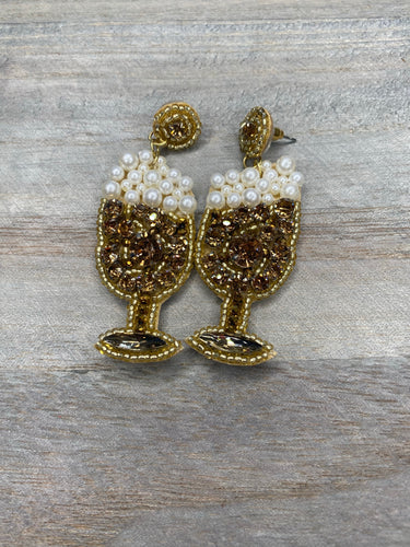 CHAMPAGNE EARRINGS