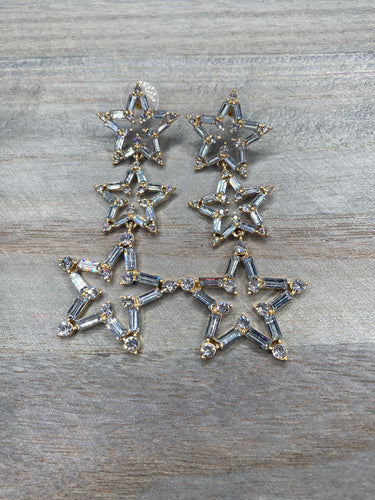 Bright Star drop earrings