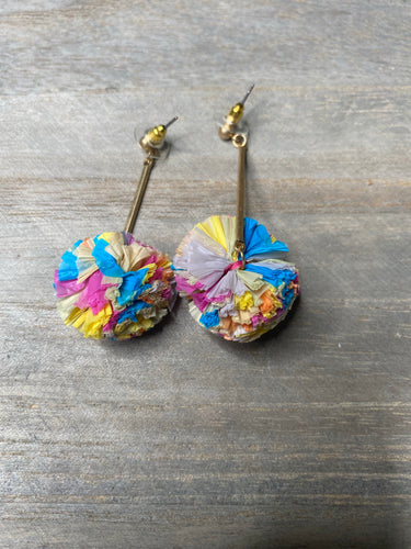 DROP TOP TROPICAL EARRINGS