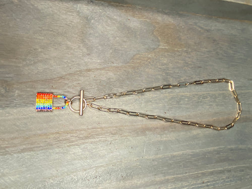 SKITTLES LOCKET NECKLACE