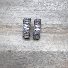 Load image into Gallery viewer, LOVE MYSELF CRYSTAL HOOPS