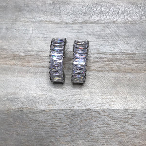 LOVE MYSELF CRYSTAL HOOPS