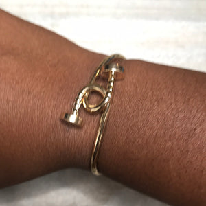 DOUBLE NAIL BANGLE