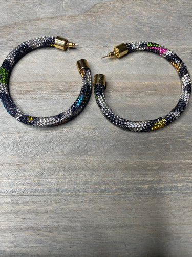 MULTI CRYSTAL HOOPS