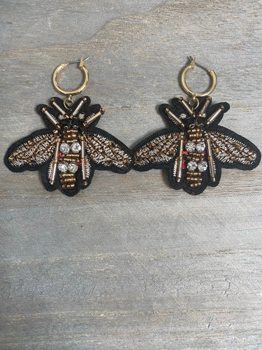 CRYSTAL BEE ME EARRINGS