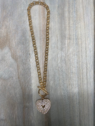 GOLD HEART NECKLACE