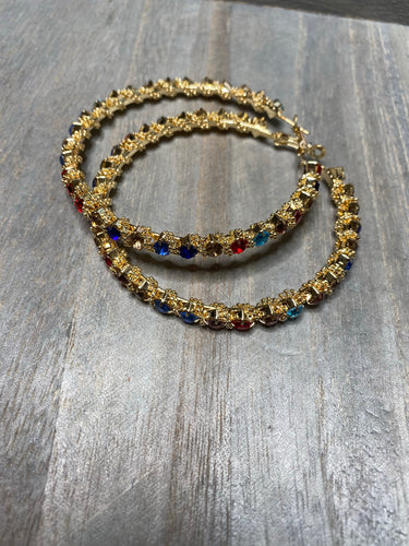NICOLE GOLDEN HOOPS