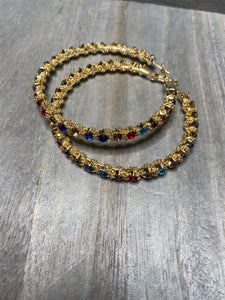 NICOLE GOLDEN HOOPS