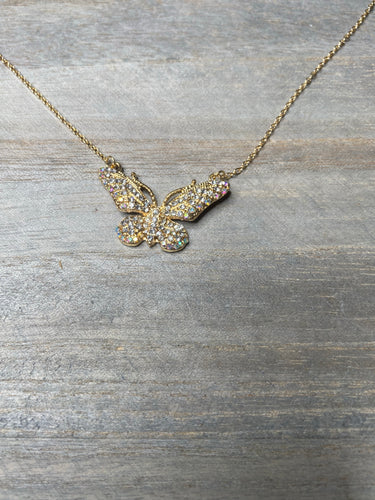 CIRCLE OF BUTTERFLIES NECKLACE